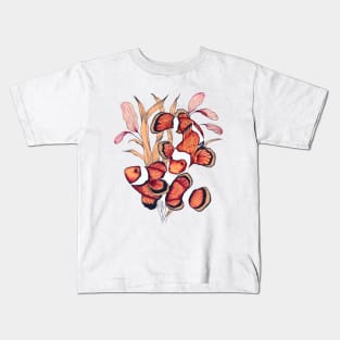 Clownfish couple Kids T-Shirt